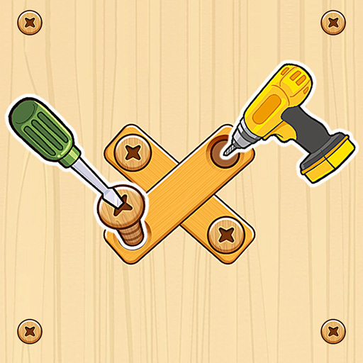 Jogo Nuts & Bolts Wood Puzzle Game online grátis
