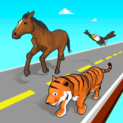 Jogo Animal Transform Race online grátis - Casual