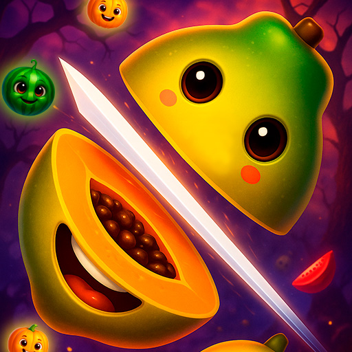 Jogo Halloween Fruit Slice online grátis