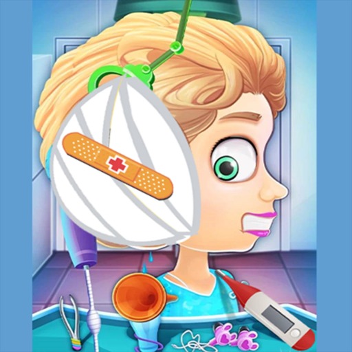 Jogo Children's doctor: treating ears online grátis