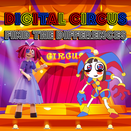 Jogo Digital Circus Find The Differences online grátis