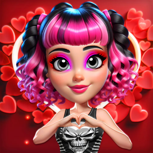 Jogo Vibrant Hearts Glamour vs Punk online grátis