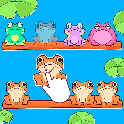 Jogo Sorting frogs online grátis