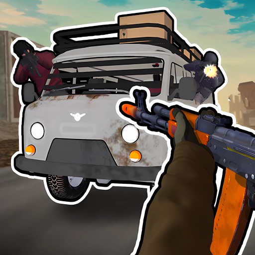 Jogo Road Chase. Shooter Realistic Guns online grátis - Tiro