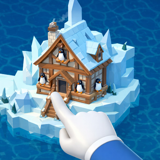 Jogo Penguin Farm - Ice Merge online grátis