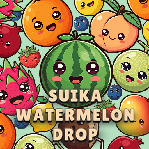 Jogo SUIKA WATERMELON DROP online grátis