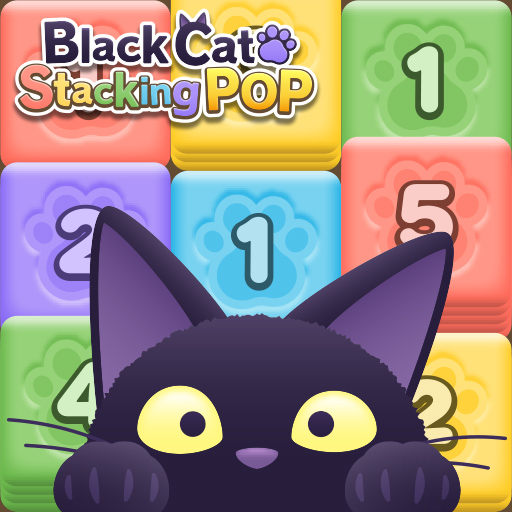 Jogo Black Cat Stacking POP online grátis