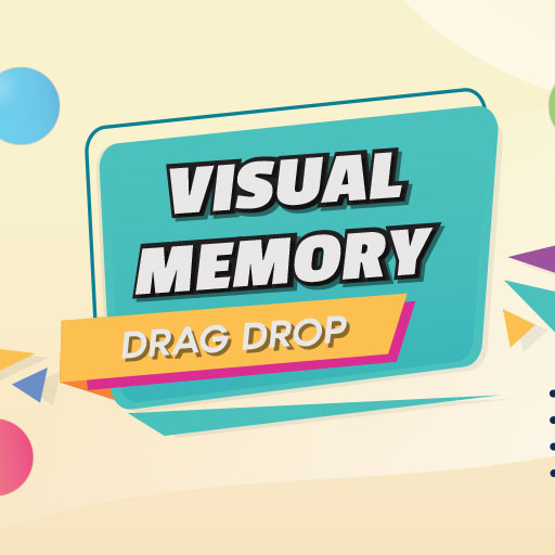 Jogo Visual Memory Drag Drop online grátis