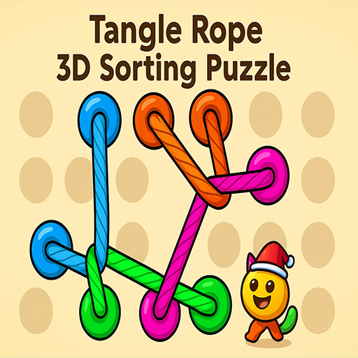 Jogo Hazel Tangle Rope 3D: Sorting Puzzle online grátis