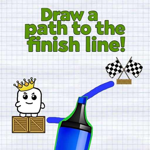 Jogo Draw a path to the finish line! online grátis