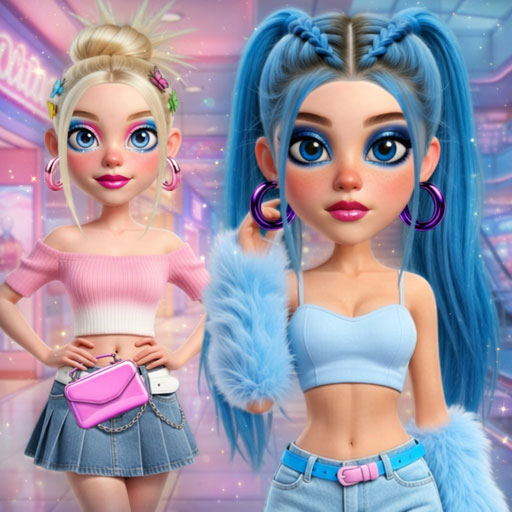 Jogo Sid & Ginny Y2K Glam Clash online grátis