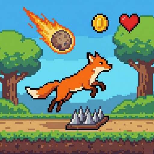 Jogo Fox Adventure online grátis - Acao