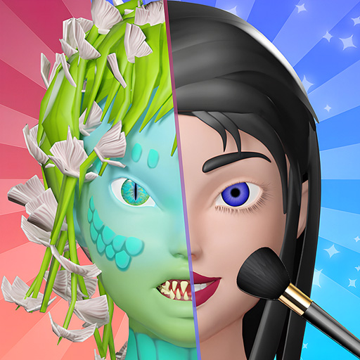 Jogo Monster Makeup 3D online grátis - Meninas
