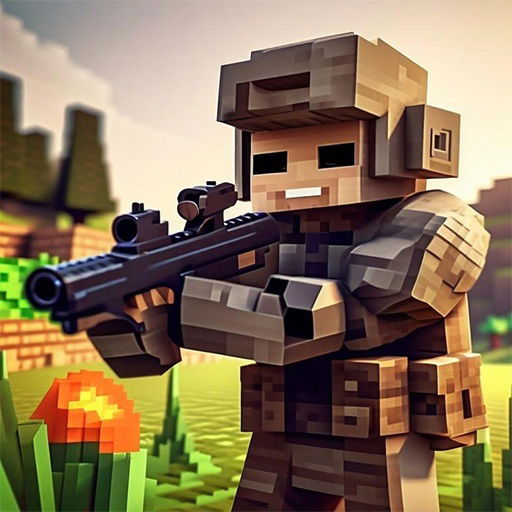 pixel village battle 3d io