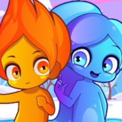 lava boy and blue girl