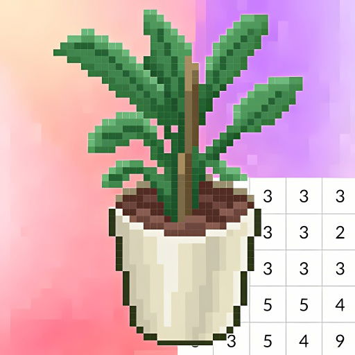 coloring by numbers pixel rooms