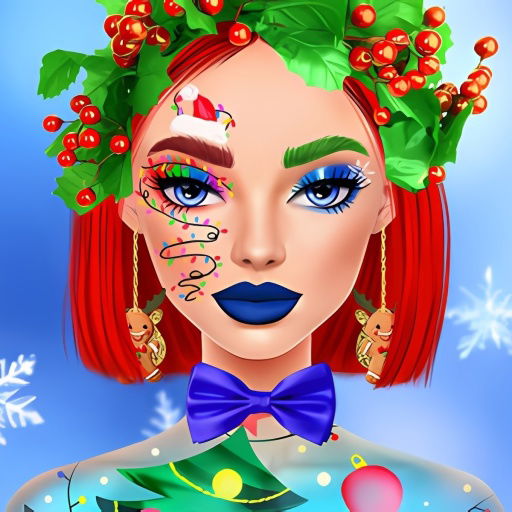 ellie christmas makeup