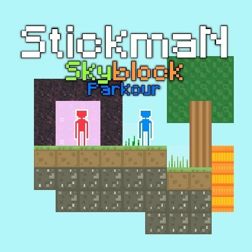 stickman parkour skyblock