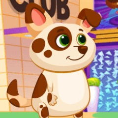 lovely virtual dog