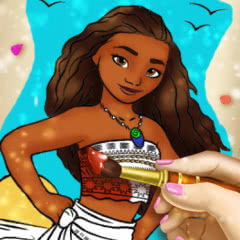 moana coloring book