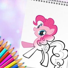 cute pony coloring book