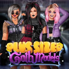 plus sized goth models