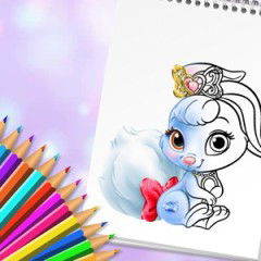 cute animals coloring book