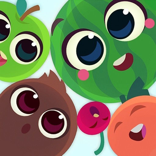 funny fruits merge and gather watermelon