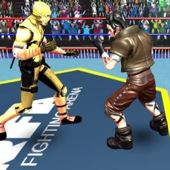 body builder ring fighting arena wrestling games