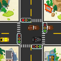 cars traffic control