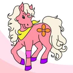 pony coloring book