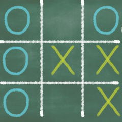 tic tac toe at school