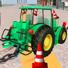 chained tractor 3d