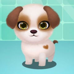 cute virtual dog