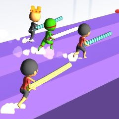 pole vault jump stick race