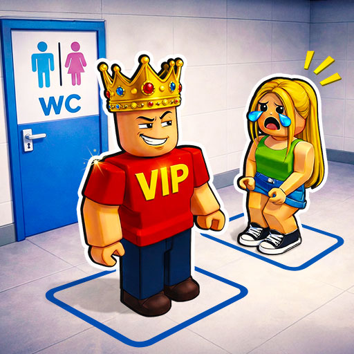 Jogo Obby Toilet Line online grátis