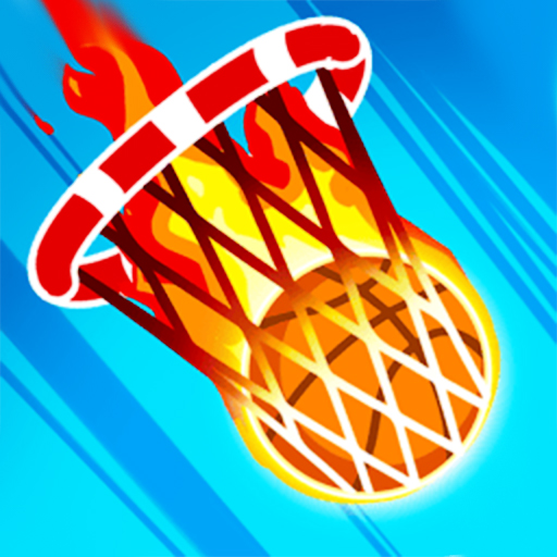Jogo On Fire Basketball Shots online grátis