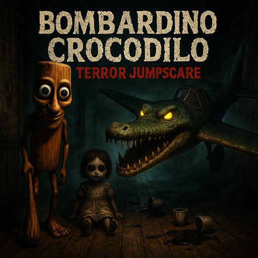 Jogo Bombardino Crocodilo terror jumpscare online grátis