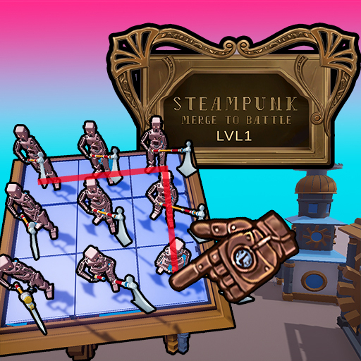 Jogo Steampunk Merge To Battle online grátis