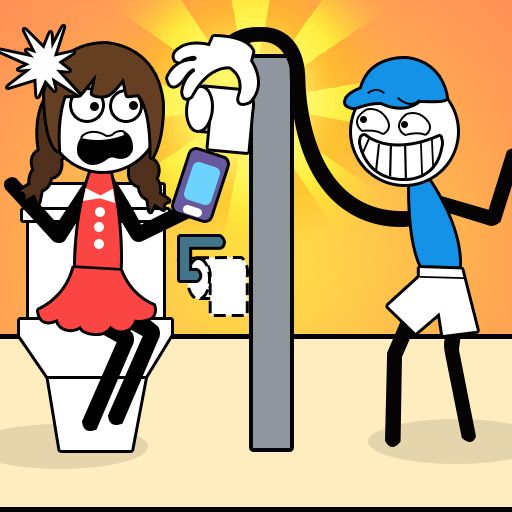 Jogo Thief Stick Puzzle Man Escape online grátis