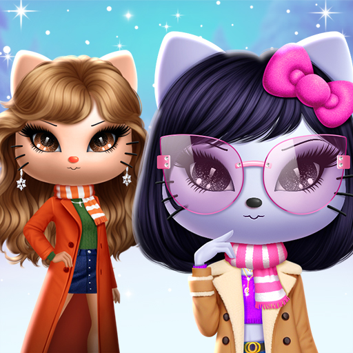 Jogo Kitty Squad Winter Dress Up online grátis