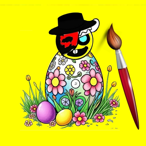 Jogo Sprunki Easter Coloring online grátis
