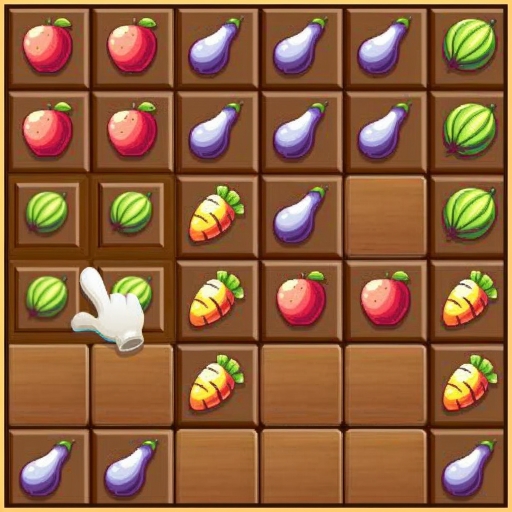 Jogo Fruit Block Tetra Puzzle online grátis
