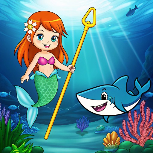 Jogo Princess vs Shark online grátis