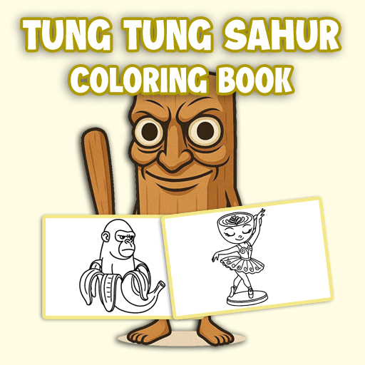 Jogo Tung Tung Sahur Coloring Book online grátis