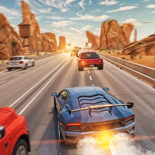Jogo Lambo Traffic Racer online grátis