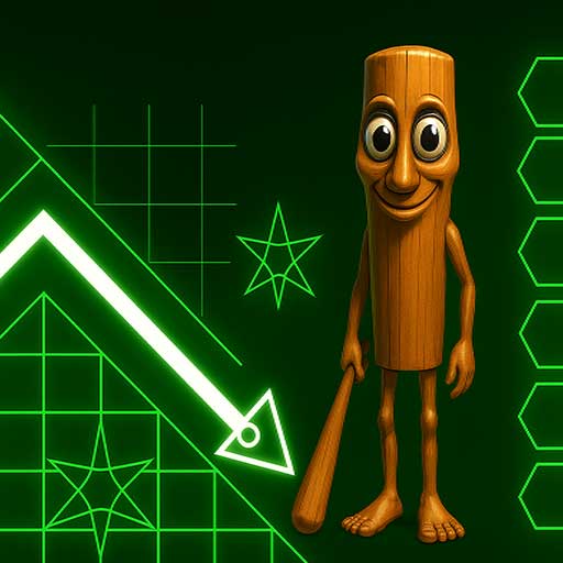 Jogo Tung Tung Sahur in Geometry Dash online grátis