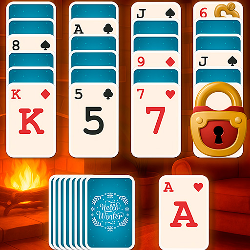 Jogo Fireside Solitaire online grátis