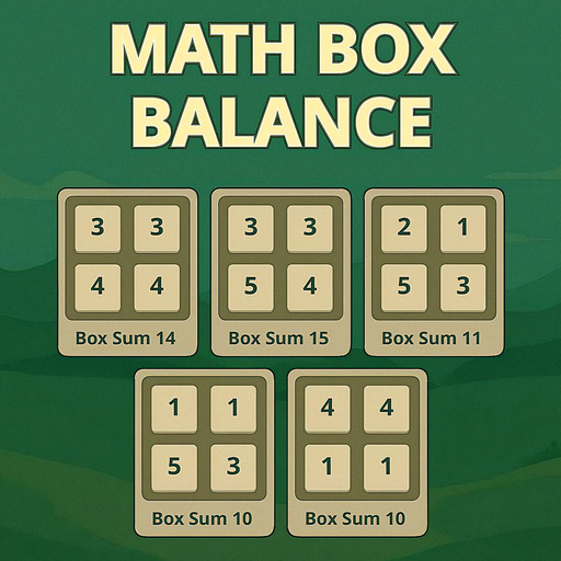 Jogo Math Box Balance online grátis
