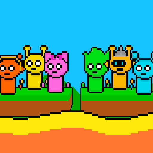 Jogo Sprunki Lava Escape 2Player online grátis